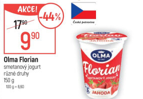 Jogurt smetanový Florian Olma