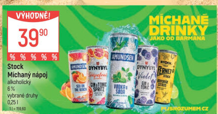 Míchané nápoje Stock