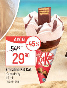 Nanuk kornout Kit Kat Nestlé