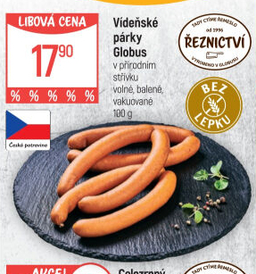 Párky vídeňské Globus