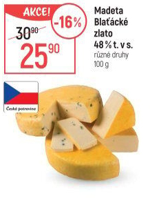 Sýr Blaťácké zlato Madeta