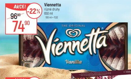 Zmrzlinová roláda Viennetta Algida