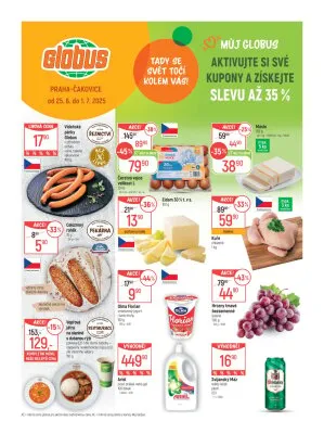 akční leták Globus 25.6.2025-1.7.2025