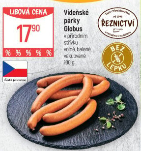 Párky vídeňské Globus