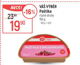 Paštiky Váš výběr
