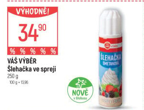 Šlehačka ve spreji Váš Výběr