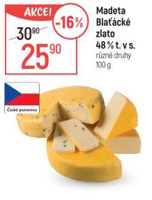 Sýr Blaťácké zlato Madeta