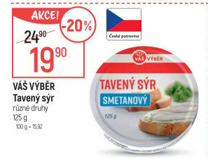 Tavený sýr Váš Výběr