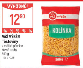 Těstoviny Váš Výběr