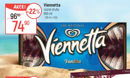 Zmrzlinová roláda Viennetta Algida