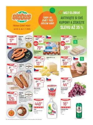 akční leták Globus 25.6.2025-1.7.2025