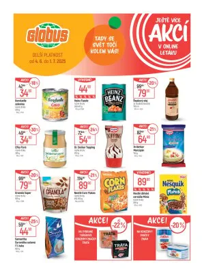 akční leták Globus 25.6.2025-1.7.2025