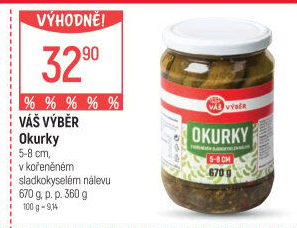 Okurky Váš Výběr