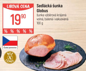Šunka sedlácká výběrová Globus
