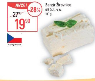 Sýr Balsýr Mlékárna Žirovnice