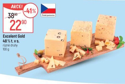 Sýr Excelent Gold 48%