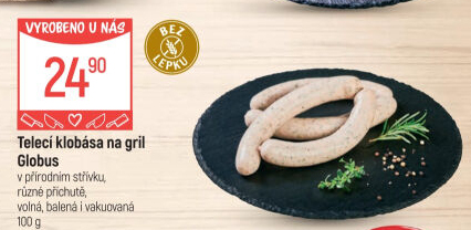 Telecí klobása na gril Globus