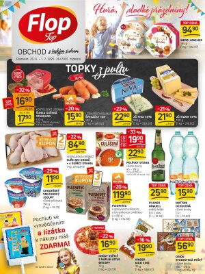 akční leták FLOP TOP 25.6.2025-1.7.2025
