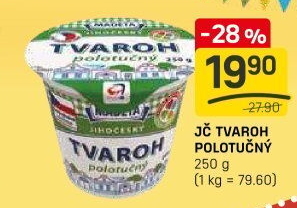 Tvaroh polotučný Jihočeský Madeta