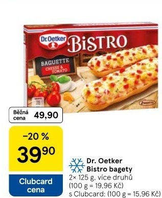 Bageta k rozpečení mražená Bistro Dr. Oetker