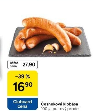 Česneková klobása