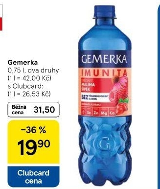 Funkční voda Gemerka