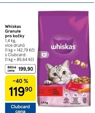 Granule pro kočky Whiskas