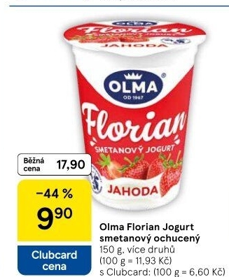 Jogurt smetanový Florian Olma