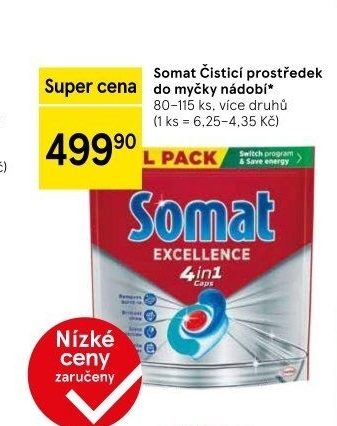 Kapsle do myčky Somat