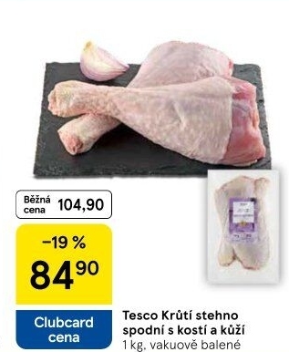 Krůtí stehna Tesco