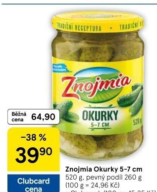 Okurky Znojmia