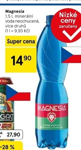 Přírodní voda Magnesia