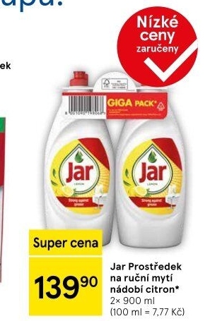 Prostředek na nádobí Jar