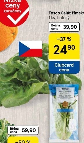 Salát římský Tesco