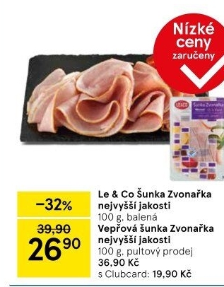 Šunka Zvonařka nejvyšší jakosti