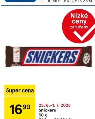 Tyčinka Snickers