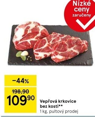 Vepřová krkovice bez kosti