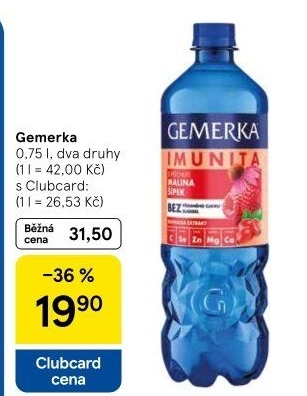 Funkční voda Gemerka