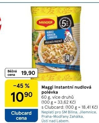 Instantní Nudle 5 Minut Maggi