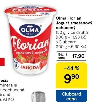 Jogurt smetanový Florian Olma