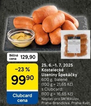 Špekáčky Kostelecké uzeniny