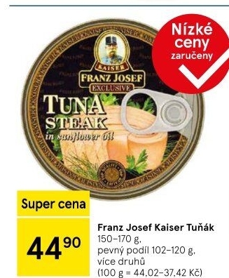 Tuňák steak Exclusive Franz Josef Kaiser