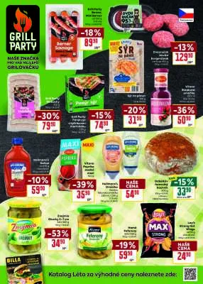 akční leták BILLA 25.6.2025-1.7.2025