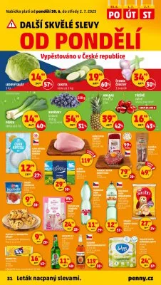 akční leták Penny Market 26.6.2025-2.7.2025