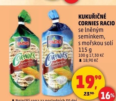 Chlebíčky Cornies Racio