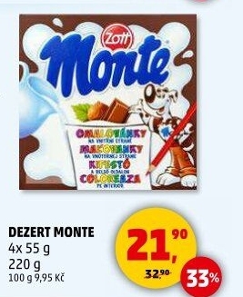 Dezert Monte Zott