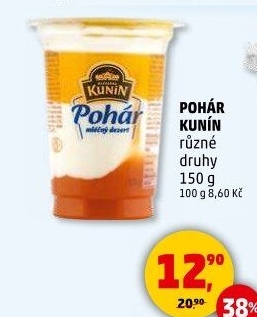 Mléčný Pohár Mlékárna Kunín
