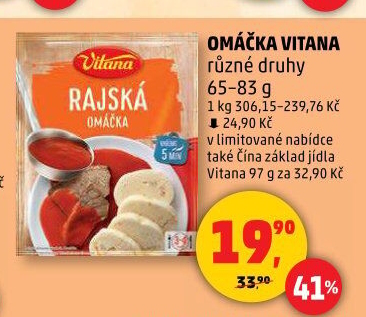 Omáčky instantní Vitana