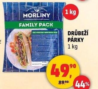 Párky drůbeží Morliny