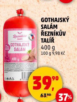 Salám Gothaj Řezníkův talíř